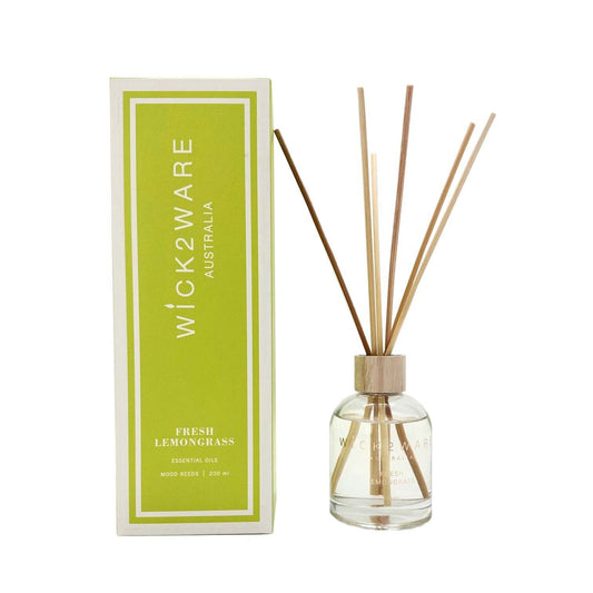 Wick2Ware Australia Fresh Lemongrass Fragrance Reed Diffuser 200ml/7.1 fl oz