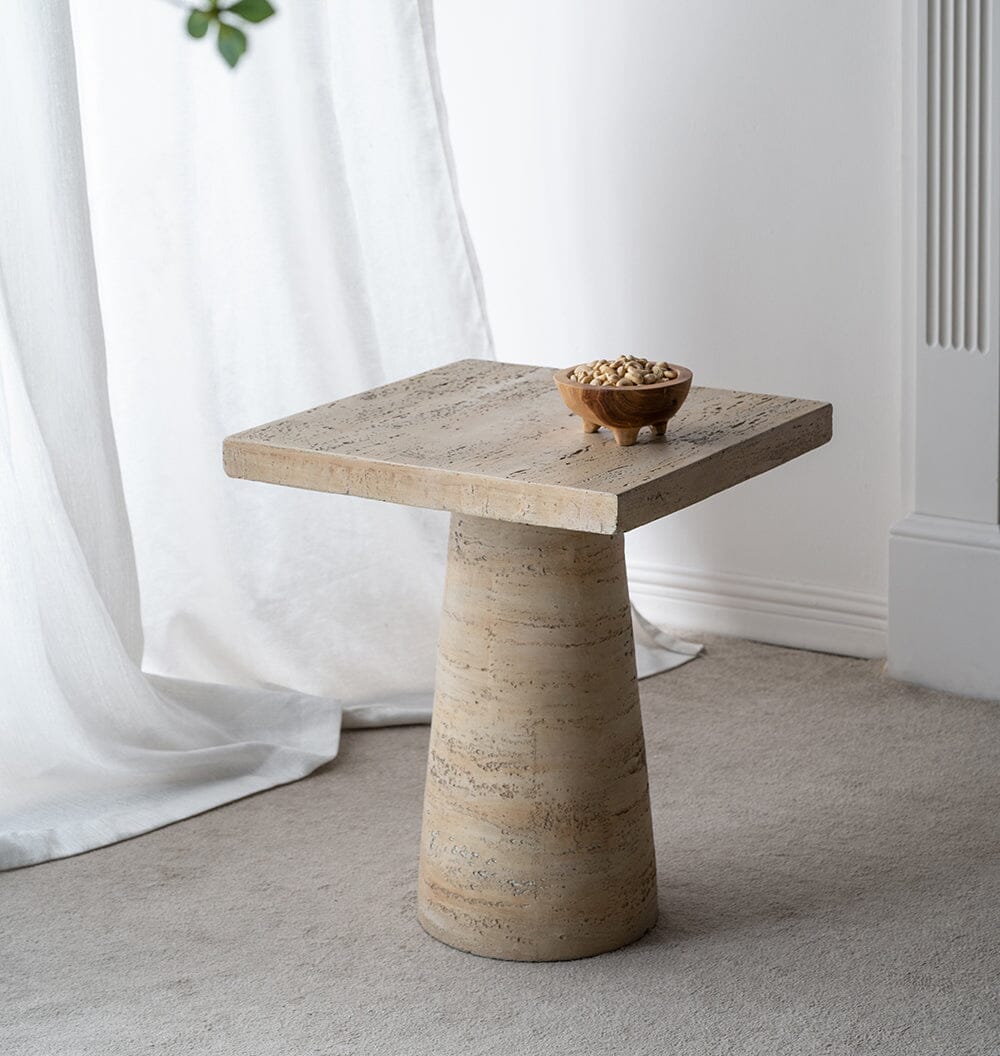 Cement Yourself Square Side Table