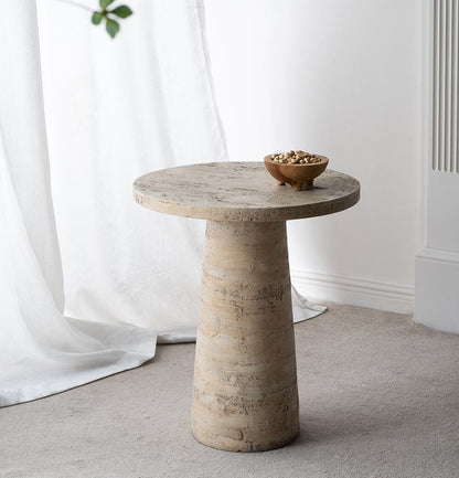 Cement Yourself Round Side Table