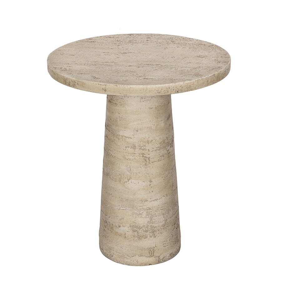 Cement Yourself Round Side Table