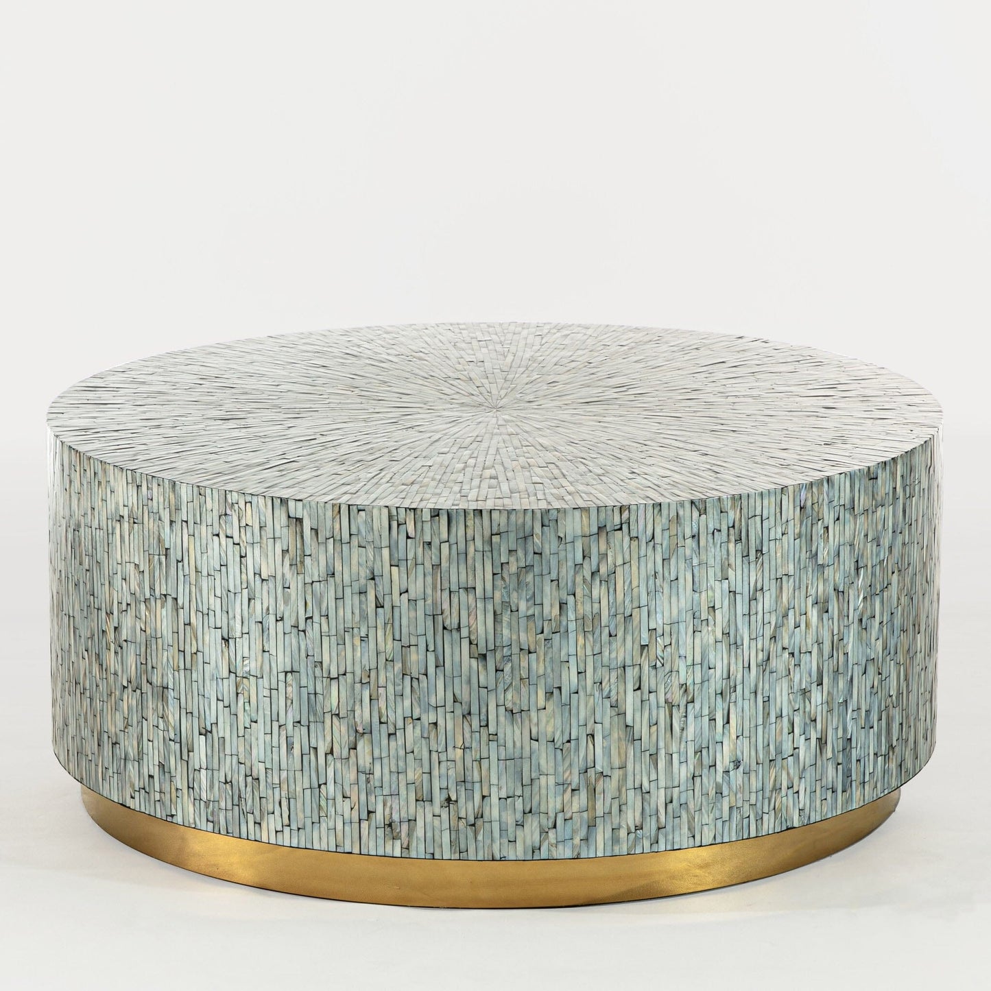 Mother of Pearl - Aquarius Round Coffee Table