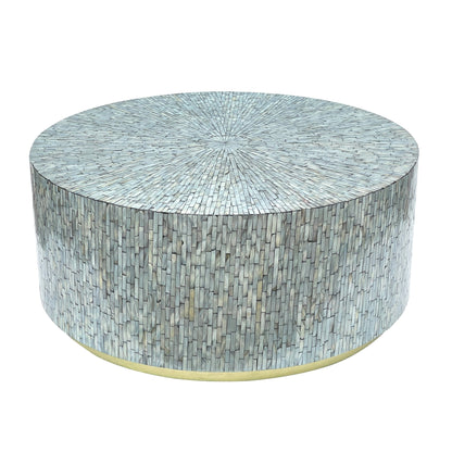 Mother of Pearl - Aquarius Round Coffee Table