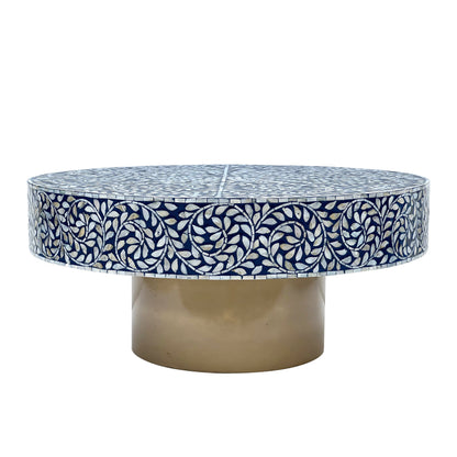 Mother of Pearl - Bluesy Round Coffee Table