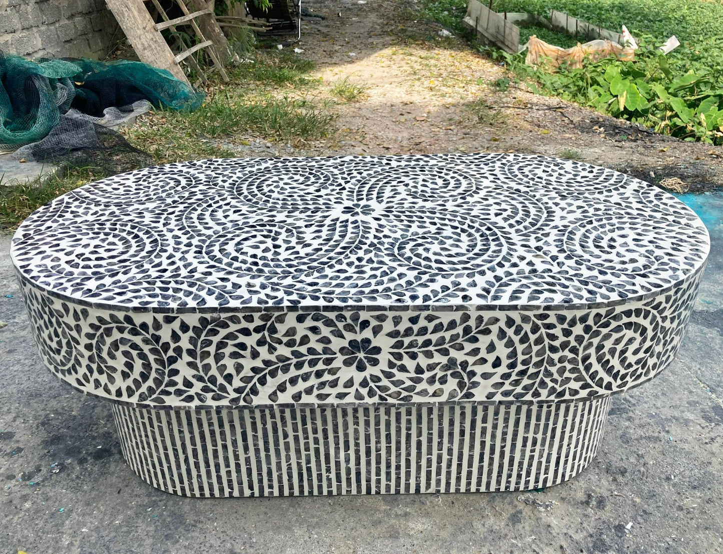 Mother of Pearl - Floral Coffee Table