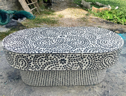 Mother of Pearl - Floral Coffee Table