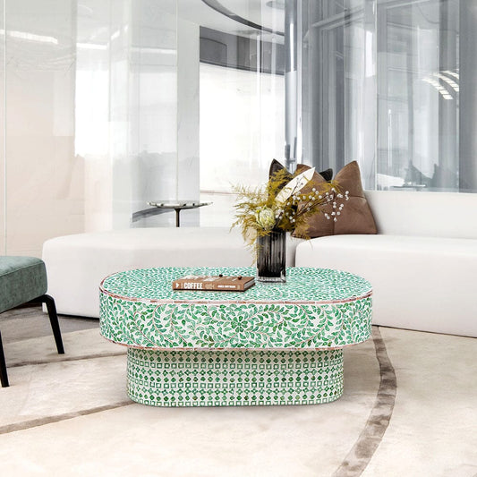 Mother of Pearl - Amelia Oval Coffee Table