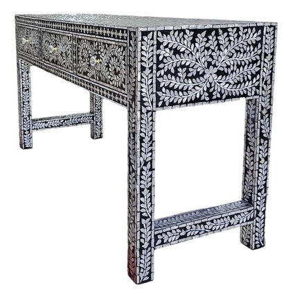 Mother of Pearl - Opulent 3 Drawer Console Table