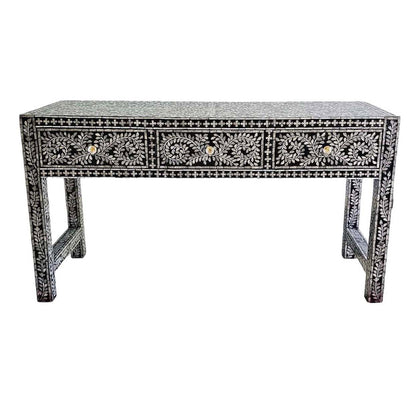 Mother of Pearl - Opulent 3 Drawer Console Table